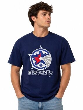 Toronto NHL All-Star Game T-Shirt Blue Pro Player XL